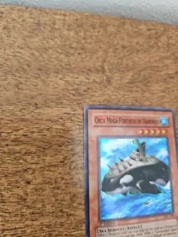 Orca Mega-Fortress of Darkness IOC-084 Invasion of Chaos 1st Edition Yugioh Card - Image 5