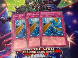 3x Dust Tornado RP02-EN005 Yugioh Card Retro Pack 2 2020 REPRINT Unlimited - Image 1