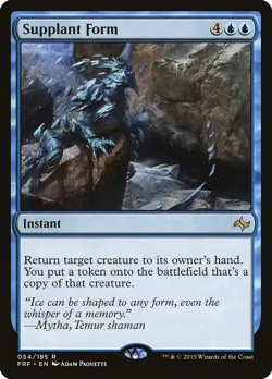 Supplant Form Fate Reforged PLD Blue Rare MAGIC THE GATHERING CARD ABUGames - Image 1