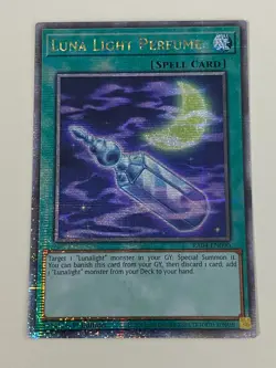 Yugioh Luna Light Perfume - 1st Edition QCR NM - Free Holo Card - Image 1