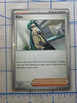 Rika 172/182 Sv04: Paradox Rift Regular - Pokemon Card - Image 1