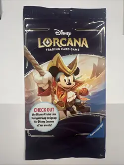 SEALED Cruise-Exclusive Pirate Captain Mickey DISNEY Lorcana Game Card 13-P3 - Image 2