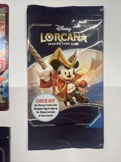 SEALED Cruise-Exclusive Pirate Captain Mickey DISNEY Lorcana Game Card 13-P3 - Image 3