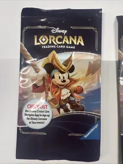 SEALED Cruise-Exclusive Pirate Captain Mickey DISNEY Lorcana Game Card 13-P3 - Image 5