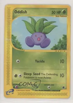 Oddish Pokemon e-Card Series Expedition #122 2002 READ - Image 1