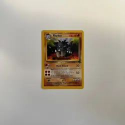 RHYDON - Jungle Set - 45/64 - Uncommon Pokemon Card - Unlimited Edition - NM - Image 1