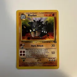 RHYDON - Jungle Set - 45/64 - Uncommon Pokemon Card - Unlimited Edition - NM - Image 2