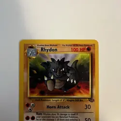 RHYDON - Jungle Set - 45/64 - Uncommon Pokemon Card - Unlimited Edition - NM - Image 3