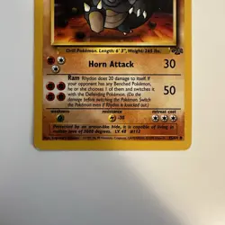 RHYDON - Jungle Set - 45/64 - Uncommon Pokemon Card - Unlimited Edition - NM - Image 4