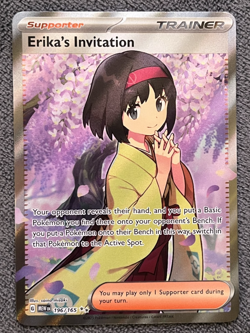 Erika's Invitation 196/165 Sv: Scarlet & Violet 151 Trainer Pokemon Card - Image 1