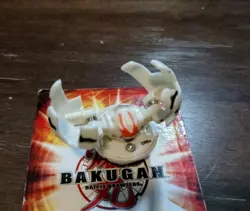 Bakugan B1 Pearl Darkus Fear Ripper 390G White Battle Brawlers W/ Card READ!!! - Image 4