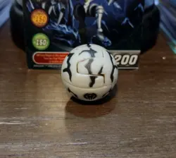 Bakugan B1 Pearl Darkus Fear Ripper 390G White Battle Brawlers W/ Card READ!!! - Image 5