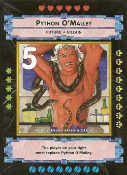 "Python O'Malley" - Xxxenophile CCG Card - Image 1