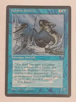 MTG Vodalian Soldiers (Menges) (Fallen Empires/Blue/C) - BGM - Image 1