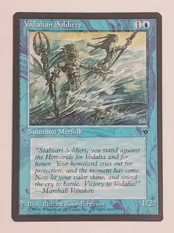 MTG Vodalian Soldiers (Ferguson) (Fallen Empires/Blue/C) - BGM - Image 1
