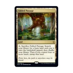 WOTC MtG Throne of Eldraine Fabled Passage (R) NM - Image 1