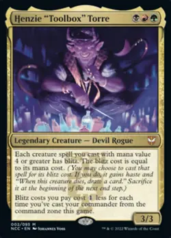MTG Henzie "Toolbox" Torre [Streets of New Capenna Commander] - Image 1