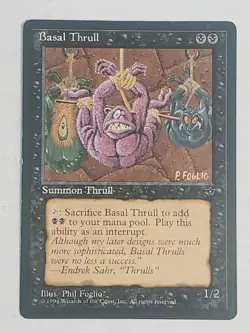 MTG Basal Thrull (P. Foglio) (Fallen Empires/Black/C) - BGM - Image 1