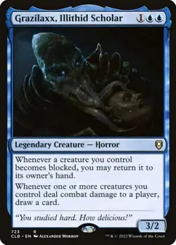 Grazilaxx, Illithid Scholar CLB LP MTG - Image 1