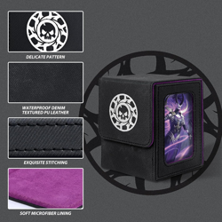 MTG Deck Box for Commander Display,Card Deck Box Fits 100 Double Sleeved Cards, - Image 4
