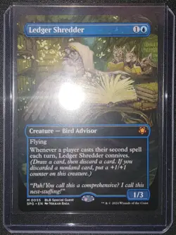 Ledger Shredder Borderless Bloomburrow NM Magic the Gathering MTG - Image 1