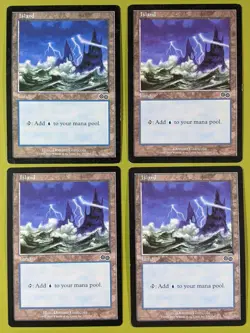 Island (335) x4 Urza's Saga 4x Playset Magic the Gathering MTG - Image 1