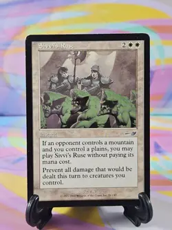 Magic the Gathering MTG Nemesis 2000 Card | Sivvi's Ruse 21/143 - Image 1