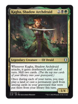 MTG-Kagha, Shadow Archdruid-Battle for Baldur's Gate-279-Near Mint-NonFoil - Image 1