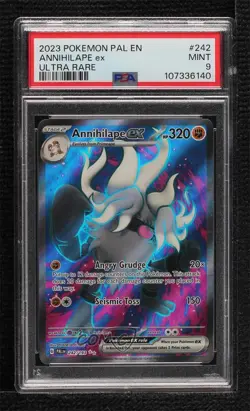 Annihilape ex Ultra Rare Pokemon SV02: Paldea Evolved PSA 9 MINT - Image 1