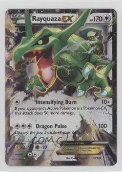Rayquaza EX Pokemon XY Roaring Skies #75 READ - Image 1