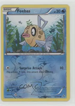 Feebas Reverse Foil Pokemon XY Flashfire #22 READ - Image 1