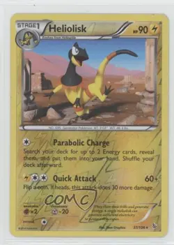 Heliolisk Reverse Foil Pokemon XY Flashfire #37 READ - Image 1