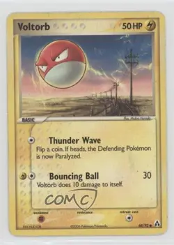Voltorb Pokemon EX Legend Maker #68 2006 READ - Image 1