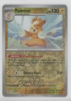 Pawmot Reverse Foil Pokemon SV01: Scarlet & Violet #076 - Image 1