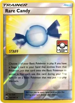 Rare Candy (League Cup) [Staff] (#142/168 League & Championship Cards LP Pokemon - Image 1