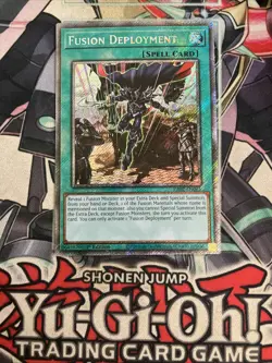 Fusion Deployment Platinum Secret Rate 1St Edition RA02-EN065 Yugioh - Image 1