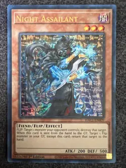 Yugioh Night Assailant HAC1-EN009 1st Edition Ultra Rare NM - Image 1