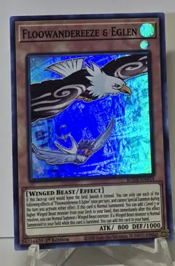 Floowandereeze & Eglen BODE-EN014 Super Rare 1st Edition Yugioh TCG NM/M - Image 1
