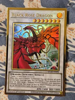 Black Rose Dragon ALTERNATE ART MGED-EN026 Yugioh - Image 1