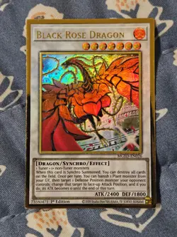 Black Rose Dragon ALTERNATE ART MGED-EN026 Yugioh - Image 2