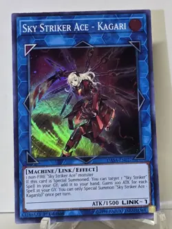 Sky Striker Ace - Kagari DASA-EN027 Super Rare 1st Edition Yugioh TCG NM/M - Image 1