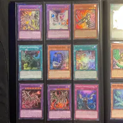 Yugioh Duelist Portfolio Lot Of 151 Cards Halos VTG 1st Edition Ready To Duel - Image 3