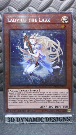| Yugioh Lady of the Lake NKRT-EN013 Platnium Rare LP 🔥 | - Image 1
