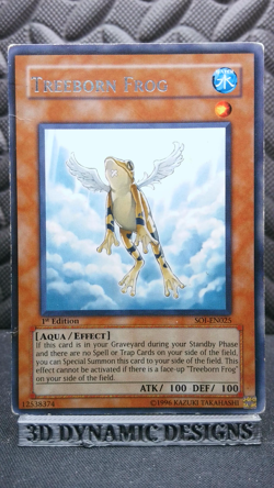 | Yugioh Treeborn Frog SOI-EN025 1st Edition RARE Shadow Of Infinity HP 🔥 | - Image 1