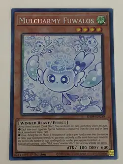 Yugioh Mulcharmy Fuwalos - 1st Edition Prismatic Collector's Rare NM - Free Holo - Image 1