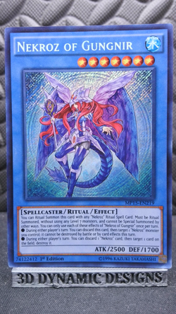 | Yugioh Nekroz of Gungnir MP15-EN219 1st Edition Secret Rare VLP 🔥 | - Image 1