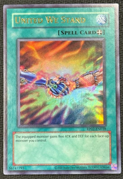 Yugioh! United We Stand Ultra Rare Near Mint Unlimited RP02-EN038 (Reprint) - Image 1
