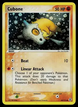 Pokemon Card - Cubone FireRed & LeafGreen 60/112 Reverse Holo - Image 1