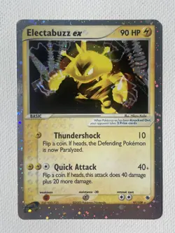 Electabuzz ex 97/109 Ruby and Sapphire Holo Pokemon Card - Image 1