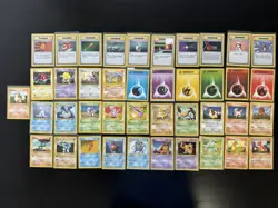 Pokemon Base Set Shadowless Card Collection - 41 Vintage WOTC Card Lot - Image 5